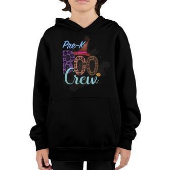 Pre-K Boo Crew Funny Halloween Costume Pre-K Boys Girls Kids Youth Hoodie - Thegiftio UK