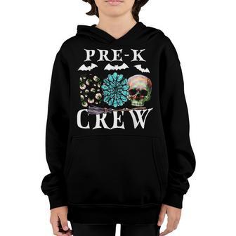 Pre-K Boo Crew Funny Halloween Costume Pre-K Boys Girls Kids Youth Hoodie - Thegiftio UK