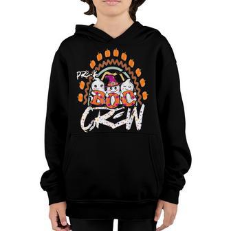 Pre-K Boo Crew Rainbow Halloween Costume Pre-K Boys Girls Youth Hoodie - Thegiftio UK