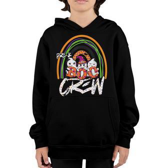 Pre-K Boo Crew Rainbow Halloween Costume Pre-K Boys Girls Youth Hoodie - Thegiftio UK