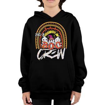 Pre-K Boo Crew Rainbow Halloween Costume Pre-K Boys Girls Youth Hoodie - Thegiftio UK