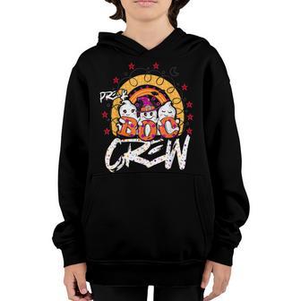 Pre-K Boo Crew Rainbow Halloween Costume Pre-K Boys Girls Youth Hoodie - Thegiftio UK