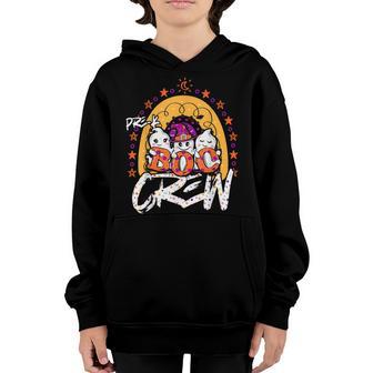 Pre-K Boo Crew Rainbow Halloween Costume Pre-K Boys Girls Youth Hoodie - Thegiftio UK