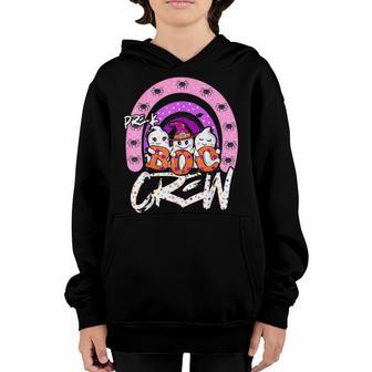 Pre-K Boo Crew Rainbow Halloween Costume Pre-K Boys Girls Youth Hoodie - Thegiftio UK