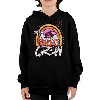 Pre-K Boo Crew Rainbow Halloween Costume Pre-K Boys Girls Youth Hoodie - Thegiftio UK