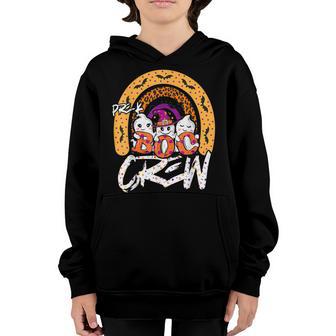 Pre-K Boo Crew Rainbow Halloween Costume Pre-K Boys Girls Youth Hoodie - Thegiftio UK