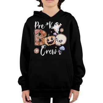 Pre-K Boo Crew Vintage Funny Halloween Costume Boys Girl Kid Youth Hoodie - Thegiftio UK