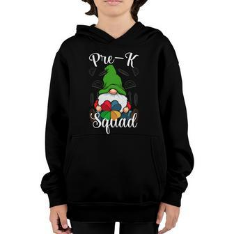 Pregiftk Squad Back To School Cute Gnome Students Teachers Gift Youth Hoodie - Monsterry DE