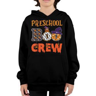 Preschool Boo Crew Halloween Pre-K Preschool Teacher Student Youth Hoodie - Thegiftio UK