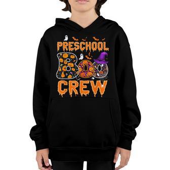 Preschool Boo Crew Teachers Students Halloween Costume Youth Hoodie - Thegiftio UK