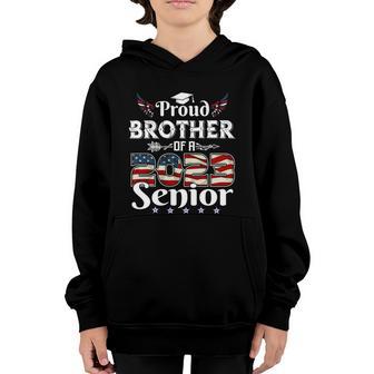 Proud Brother Of A 2023 Senior Graduate Bro Graduation Gift Graphic Design Printed Casual Daily Basic Youth Hoodie - Thegiftio UK