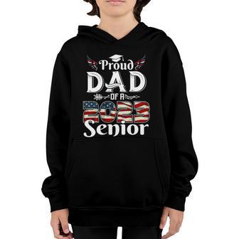 Proud Dad Of A 2023 Senior Graduate Father Graduation Gift Graphic Design Printed Casual Daily Basic Youth Hoodie - Thegiftio UK