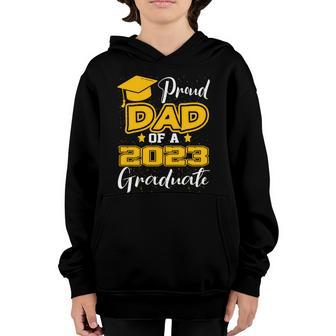 Proud Dad Of A Class Of 2023 Graduate Funny Graduation Mom Great Gift Graphic Design Printed Casual Daily Basic Youth Hoodie - Thegiftio UK