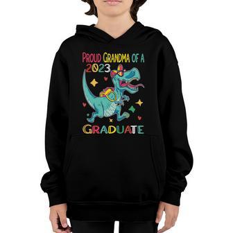 Proud Grandma Of A Class Of 2023 Graduate Funny Graduation Gift Graphic Design Printed Casual Daily Basic Youth Hoodie - Thegiftio UK