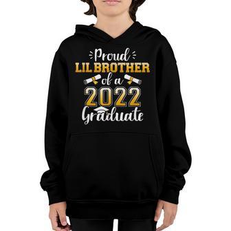 Proud Lil Brother Of Class Of 2022 Graduate For Graduation V2 Youth Hoodie - Thegiftio UK
