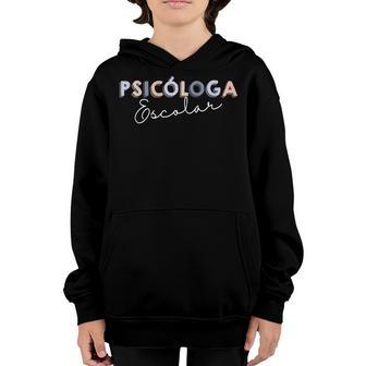 Psicólogo Escolar - Latin School Psychologist Youth Hoodie - Thegiftio UK