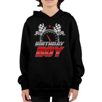Racing Fan Birthday Boy Speedometer Graphic Design Printed Casual Daily Basic Youth Hoodie - Thegiftio UK