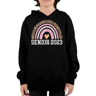 Rainbow Class Of 2023 Girls Womens Senior 23 Graduation Youth Hoodie - Thegiftio UK