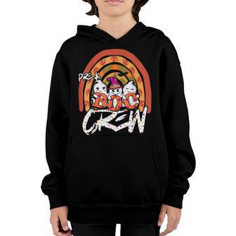Rainbow Halloween Costume Pre-K Boo Crew Pre-K Boys Girls Youth Hoodie - Thegiftio UK