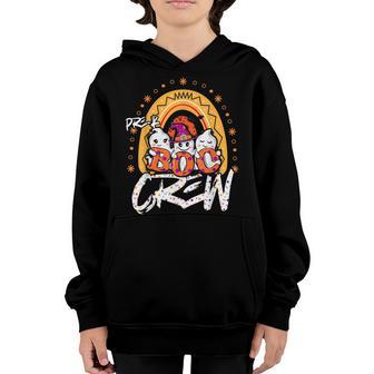 Rainbow Halloween Costume Pre-K Boo Crew Pre-K Boys Girls Youth Hoodie - Thegiftio UK