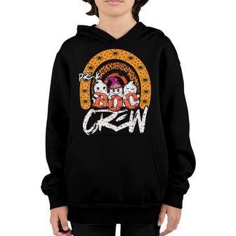 Rainbow Halloween Costume Pre-K Boo Crew Pre-K Boys Girls Youth Hoodie - Thegiftio UK