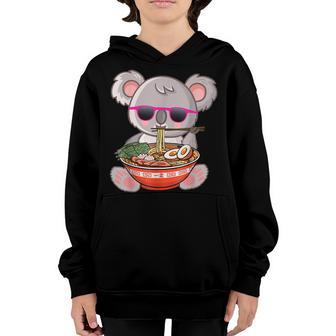 Ramen Koala Anime Otaku Japanese Noodles Gift Girls Ns Youth Hoodie - Thegiftio UK