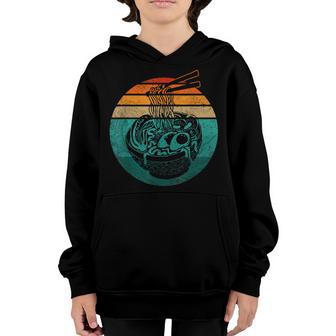 Ramen Retro Style Vintage Anime Japanese Gift Girls Nager Youth Hoodie - Thegiftio UK