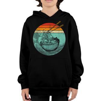 Ramen Retro Style Vintage Anime Merch Japanese Gift Girls Youth Hoodie - Thegiftio UK