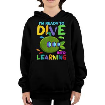 Ready To Dive Into Learning Submarine Funny Back To School Youth Hoodie - Thegiftio UK