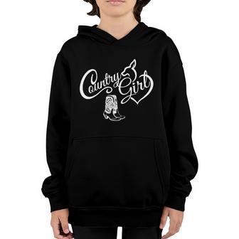 Sassy Cowgirl Princess Horse Lover Country Line Dancing Girl Cute Gift Youth Hoodie - Thegiftio UK