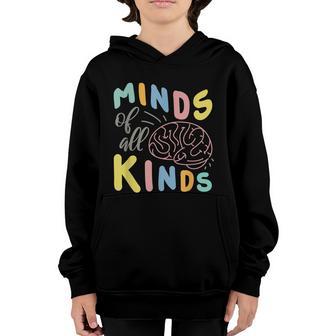 School Psychologist Minds Of All Kinds Special Education Youth Hoodie - Thegiftio UK
