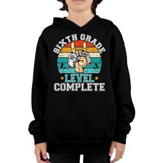 Sixth Grade Level Complete Gamer Class Of 2022 Graduation Youth Hoodie - Thegiftio UK