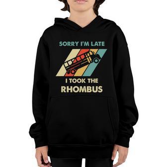 Sorry Im Late I Took The Rhombus Funny Math Nurse Back To School Youth Hoodie - Thegiftio UK