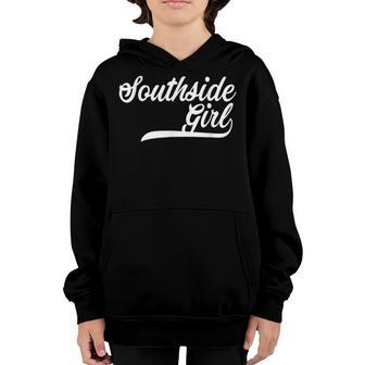 Southside Girl White Script Youth Hoodie - Thegiftio UK
