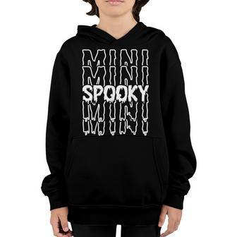 Spooky Mini Halloween Mama Girls Family Matching Costume Youth Hoodie - Seseable