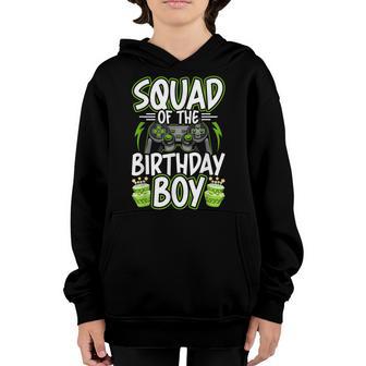 Squad Of The Birthday Boy Video Gamer Gaming Youth Hoodie - Thegiftio UK