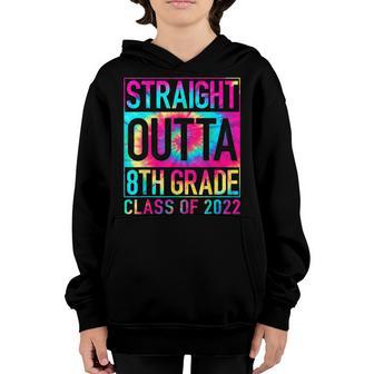 Straight Outta 8Th Grade Graduation 2022 Class Eighth Grade V2 Youth Hoodie - Thegiftio UK