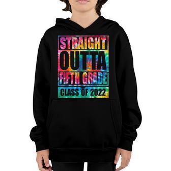 Straight Outta Fifth Grade Graduation 2022 Class 5Th Grade V2 Youth Hoodie - Thegiftio UK