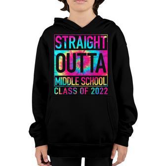 Straight Outta Middle School 2022 Graduation Gift V2 Youth Hoodie - Thegiftio UK