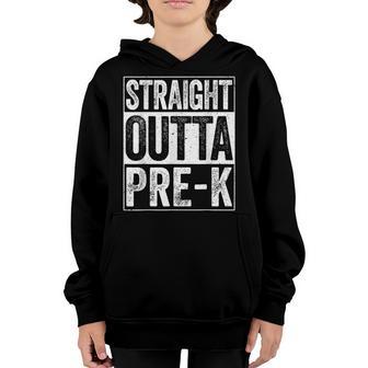 Straight Outta Pre-K Preschool Graduation Gift Youth Hoodie - Thegiftio UK