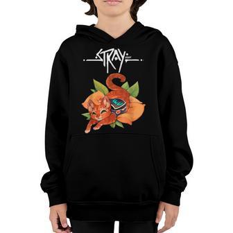 Stray Game Stray Video Game Funny Cat Game Youth Hoodie - Thegiftio UK
