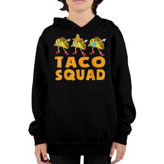 Taco Squad Crew Cinco De Mayo Cute Tacos Kids Toddler V2 Youth Hoodie - Thegiftio UK