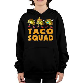 Taco Squad Crew Cinco De Mayo Cute Tacos Kids Toddler Youth Hoodie - Thegiftio UK