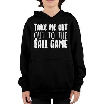 Take Me Out To The Ball Game Graphic Design Printed Casual Daily Basic Youth Hoodie - Thegiftio UK