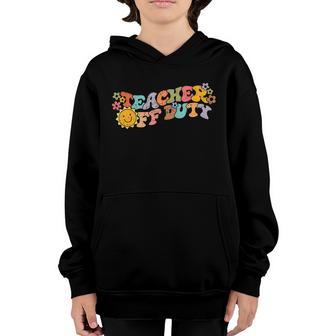 Teacher Of Duty Teacherlife Back To School Flower Youth Hoodie - Thegiftio UK