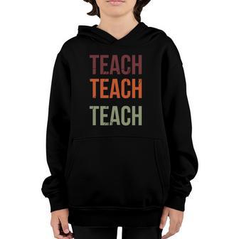 Teacher Problem Back To School Solving Persevere Patience Graphic Design Printed Casual Daily Basic Youth Hoodie - Thegiftio UK