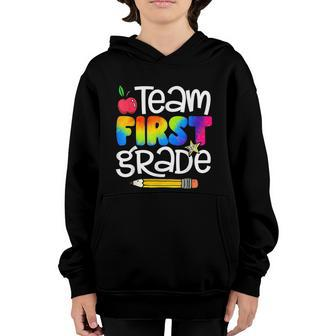 Team First Grade Tie Dye Back To School Youth Hoodie - Monsterry AU
