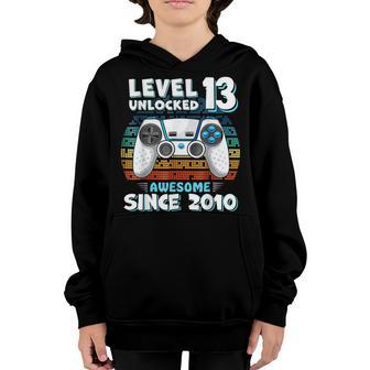 Thirn 13Yr Son Boy Funny Gamer 13Th 13 Years Old Birthday Youth Hoodie - Thegiftio UK