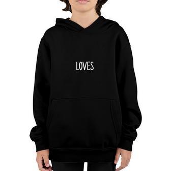 This Girl Loves Halloween Halloween Quote Graphic Design Printed Casual Daily Basic Youth Hoodie - Thegiftio UK