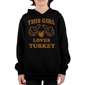 This Girl Loves Turkey Graphic Design Printed Casual Daily Basic Youth Hoodie - Thegiftio UK